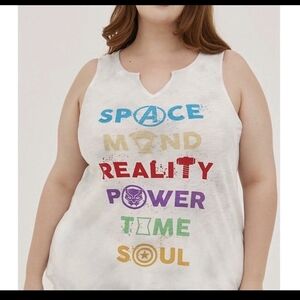 🎊Torrid Marvel Avengers Infinity Stones Tank Top